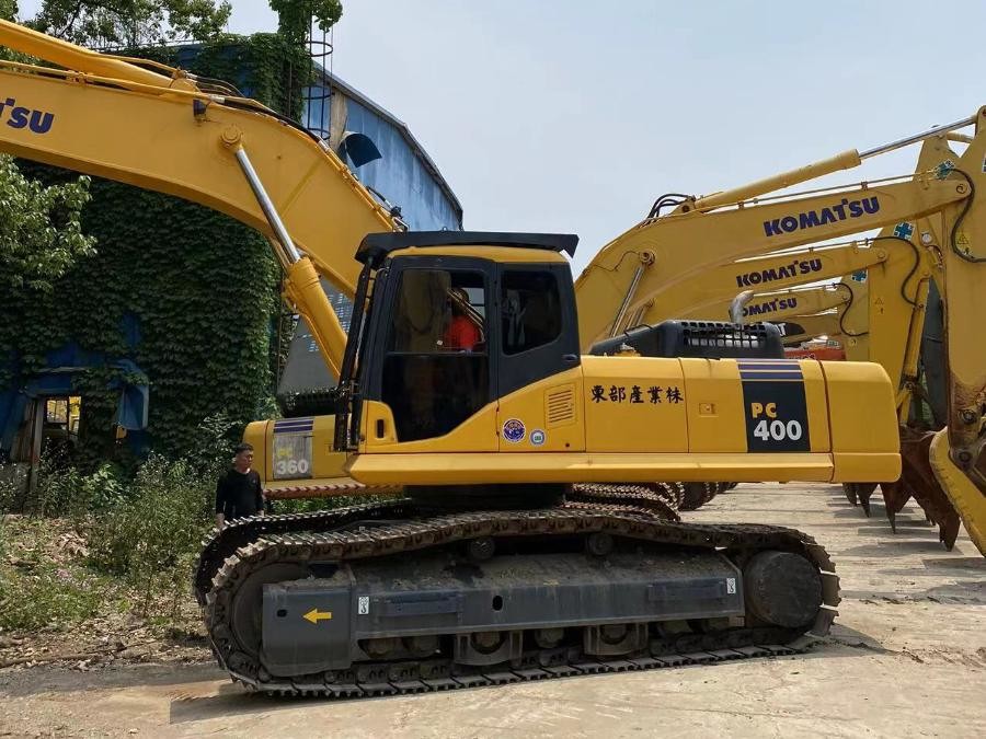 اليابان تستخدم كوماتسو حفر للبيع يد ثانية PC400-7 Jindongyu الآلات