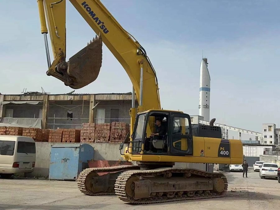 اليابان محفر كوماتسو مستعمل للبيع يد ثانية PC400-8 Jindongyu آلات