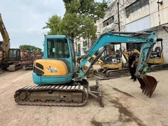Kubota Kx155-3 حفرة الزحف مستعملة جودة جيدة Kubota Digger